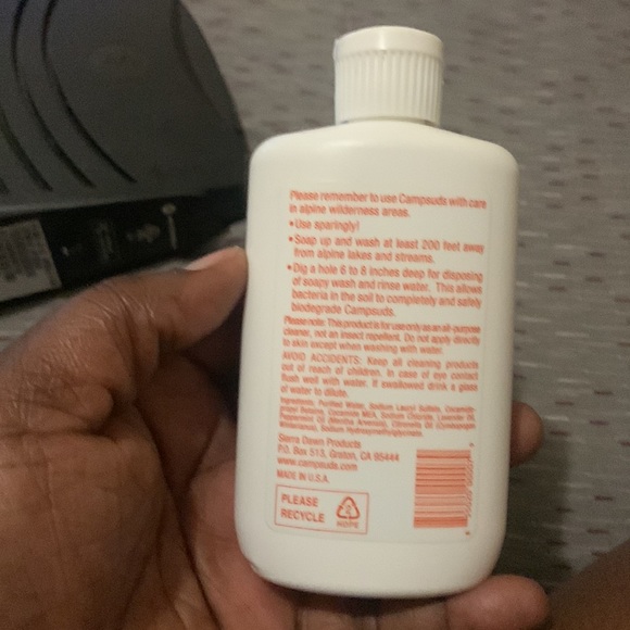 Campsuds Never used brand new bottle for camping - Picture 2 of 2